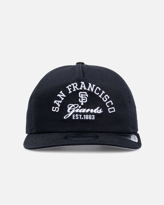 New Era San Francisco Giants 'MLB Stacked Logo' 19TWENTY Snapback Black