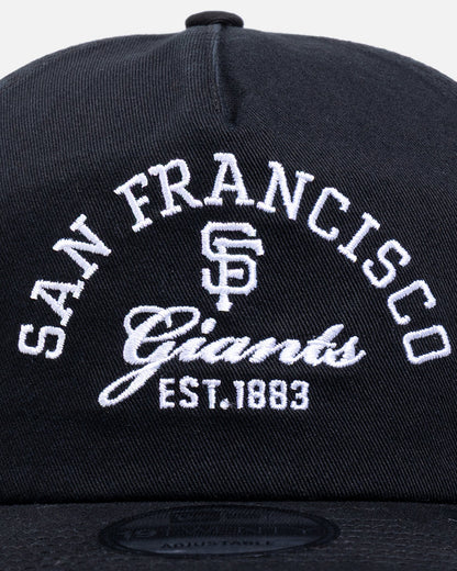 New Era San Francisco Giants 'MLB Stacked Logo' 19TWENTY Snapback Black