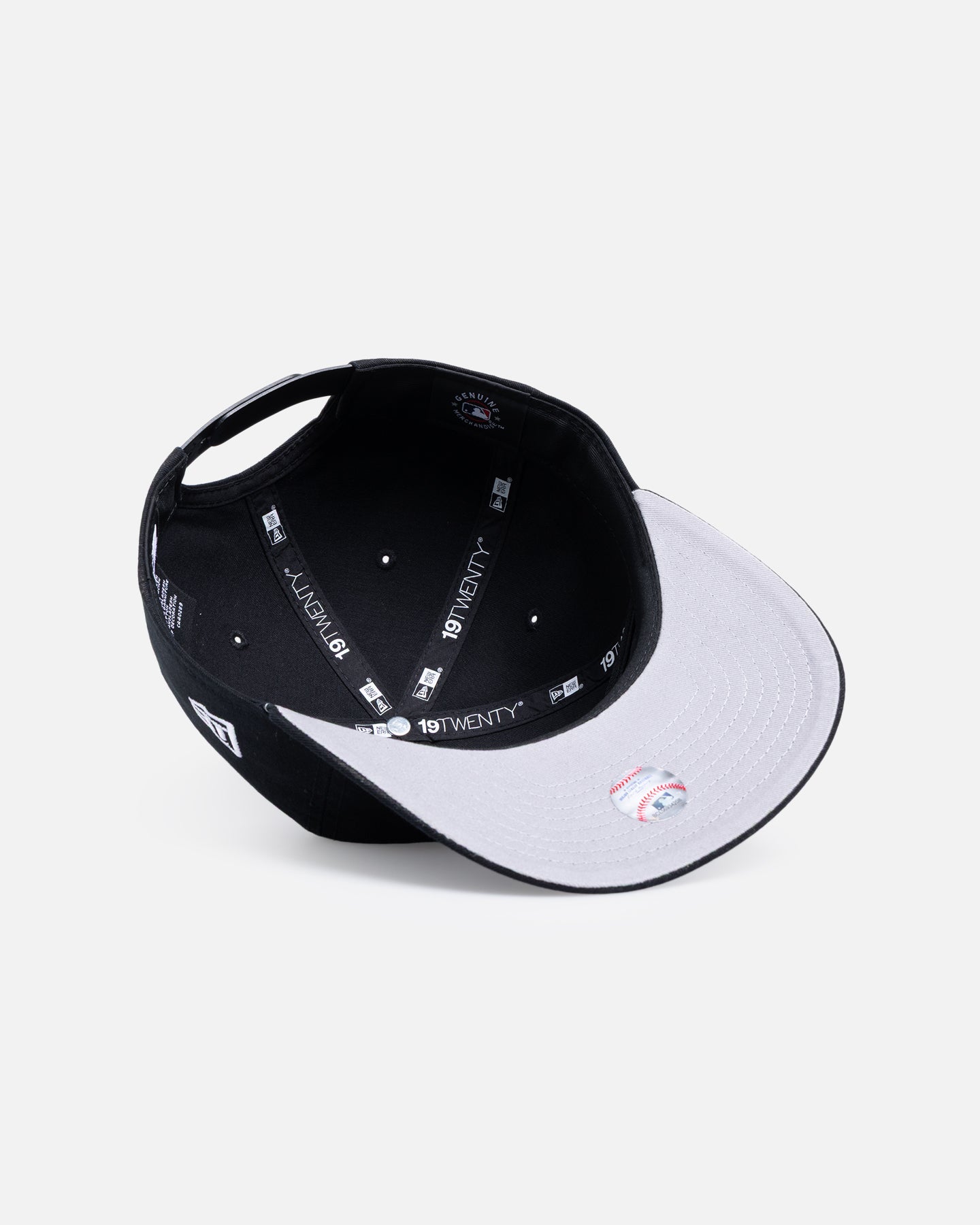 New Era San Francisco Giants 'MLB Stacked Logo' 19TWENTY Snapback Black