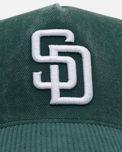 47 Brand San Diego Padres 'Apollo Cord Dark Green' 47 Offside Snapback Dark Green