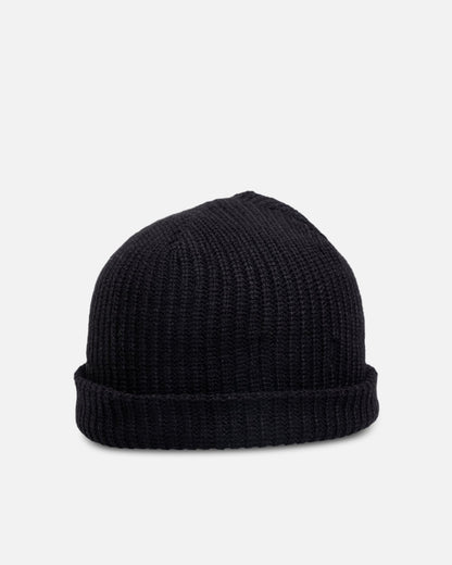 S Double Red Cube Low Beanie Black