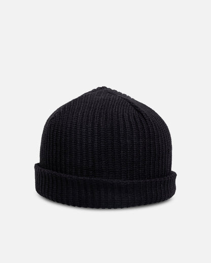 S Double Red Cube Low Beanie Black