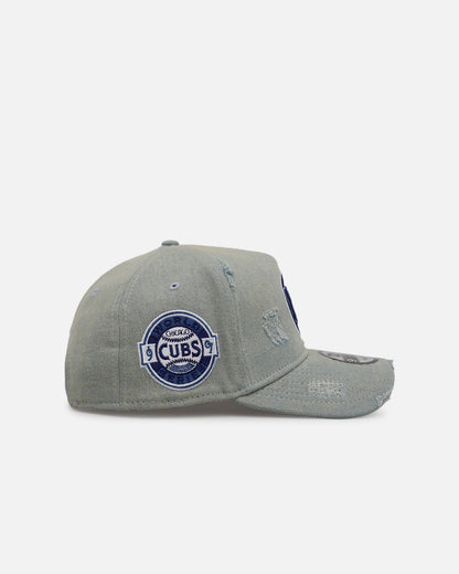 New Era Chicago Cubs 'Denim' 9FORTY A-Frame Snapback Light Wash Denim