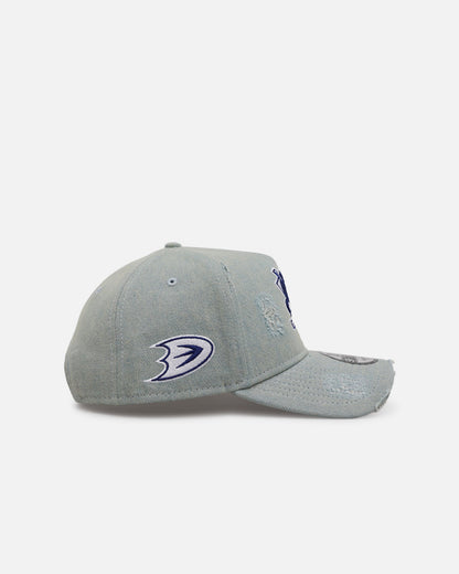New Era Anaheim Ducks 'Denim' 9FORTY A-Frame Snapback Light Wash Denim