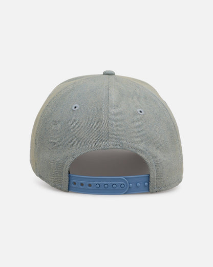 New Era Detroit Lions 'Denim' 9FORTY A-Frame Snapback Light Wash Denim