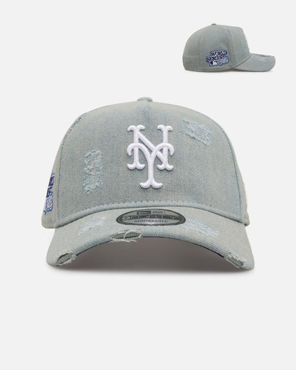 New Era New York Mets 'Denim' 9FORTY A-Frame Snapback Light Wash Denim