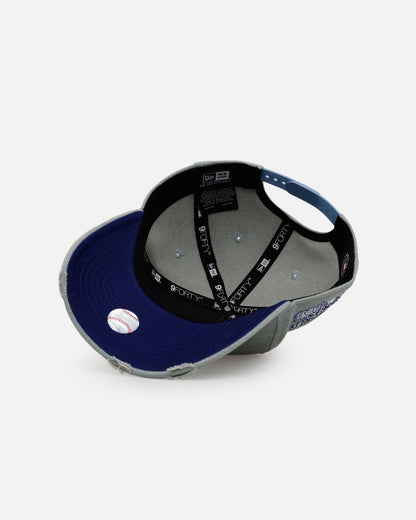 New Era New York Mets 'Denim' 9FORTY A-Frame Snapback Light Wash Denim