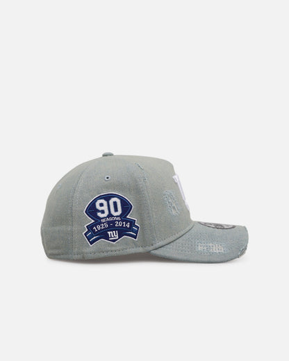 New Era New York Giants 'Denim' 9FORTY A-Frame Snapback Light Wash Denim