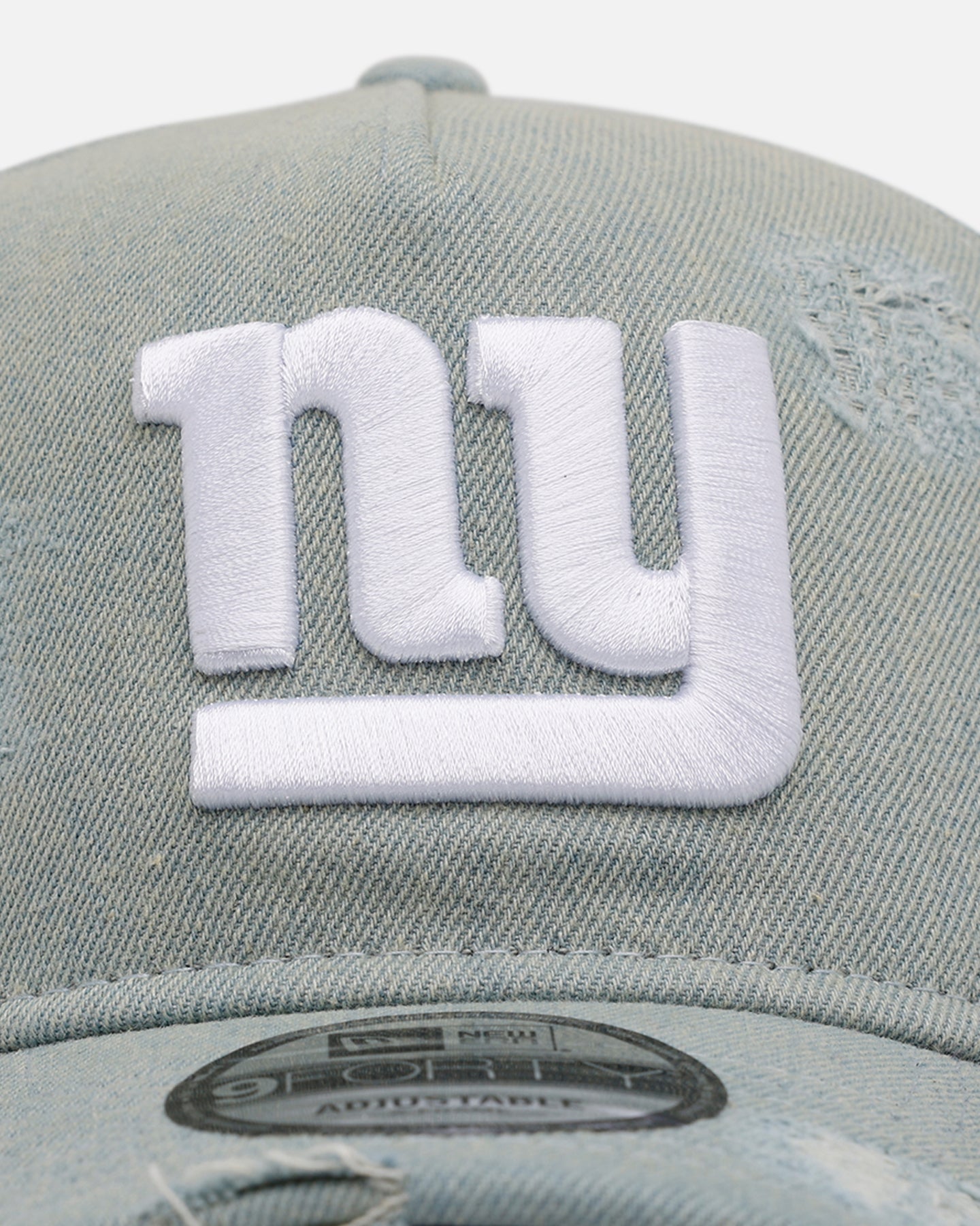 New Era New York Giants 'Denim' 9FORTY A-Frame Snapback Light Wash Denim