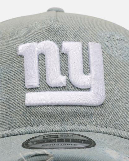 New Era New York Giants 'Denim' 9FORTY A-Frame Snapback Light Wash Denim