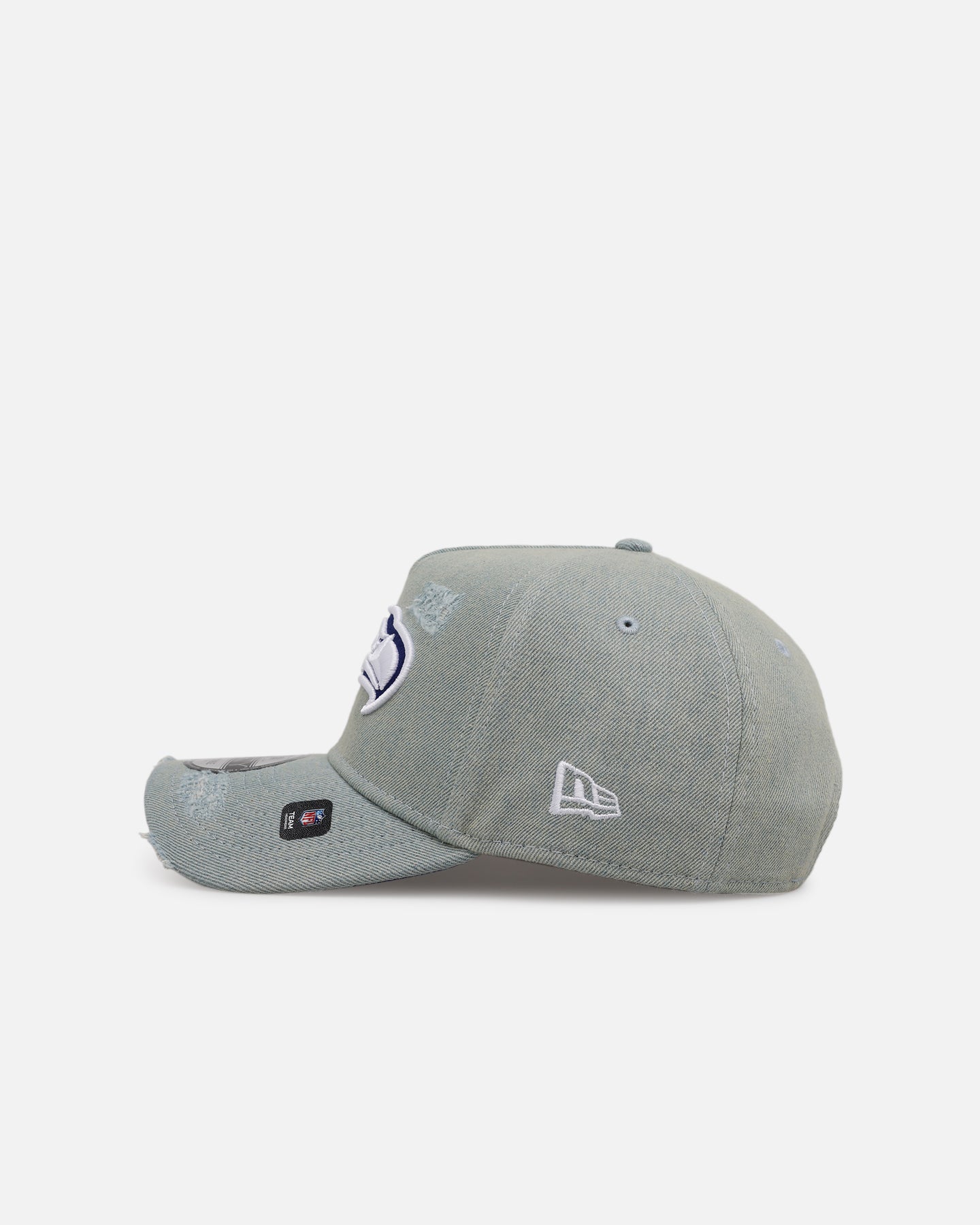 New Era Seattle Seahawks 'Denim' 9FORTY A-Frame Snapback Light Wash Denim