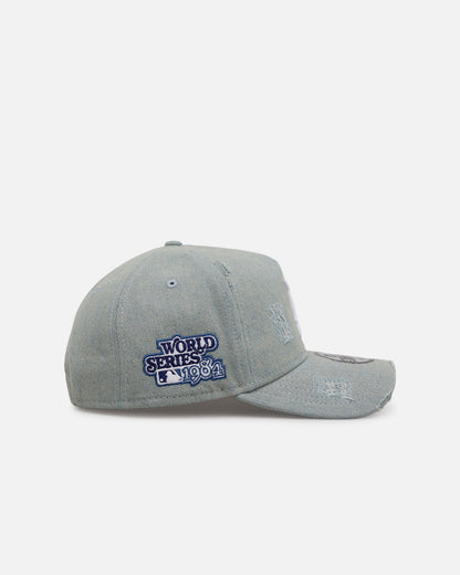 New Era Detroit Tigers 'Denim' 9FORTY A-Frame Snapback Light Wash Denim