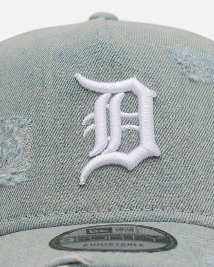 New Era Detroit Tigers 'Denim' 9FORTY A-Frame Snapback Light Wash Denim