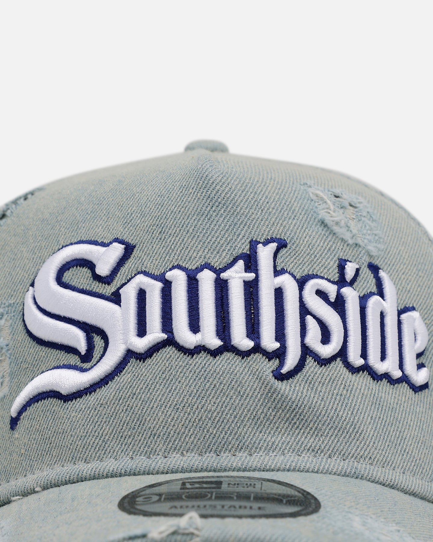 New Era Chicago White Sox 'Denim' 9FORTY A-Frame Snapback Light Wash Denim