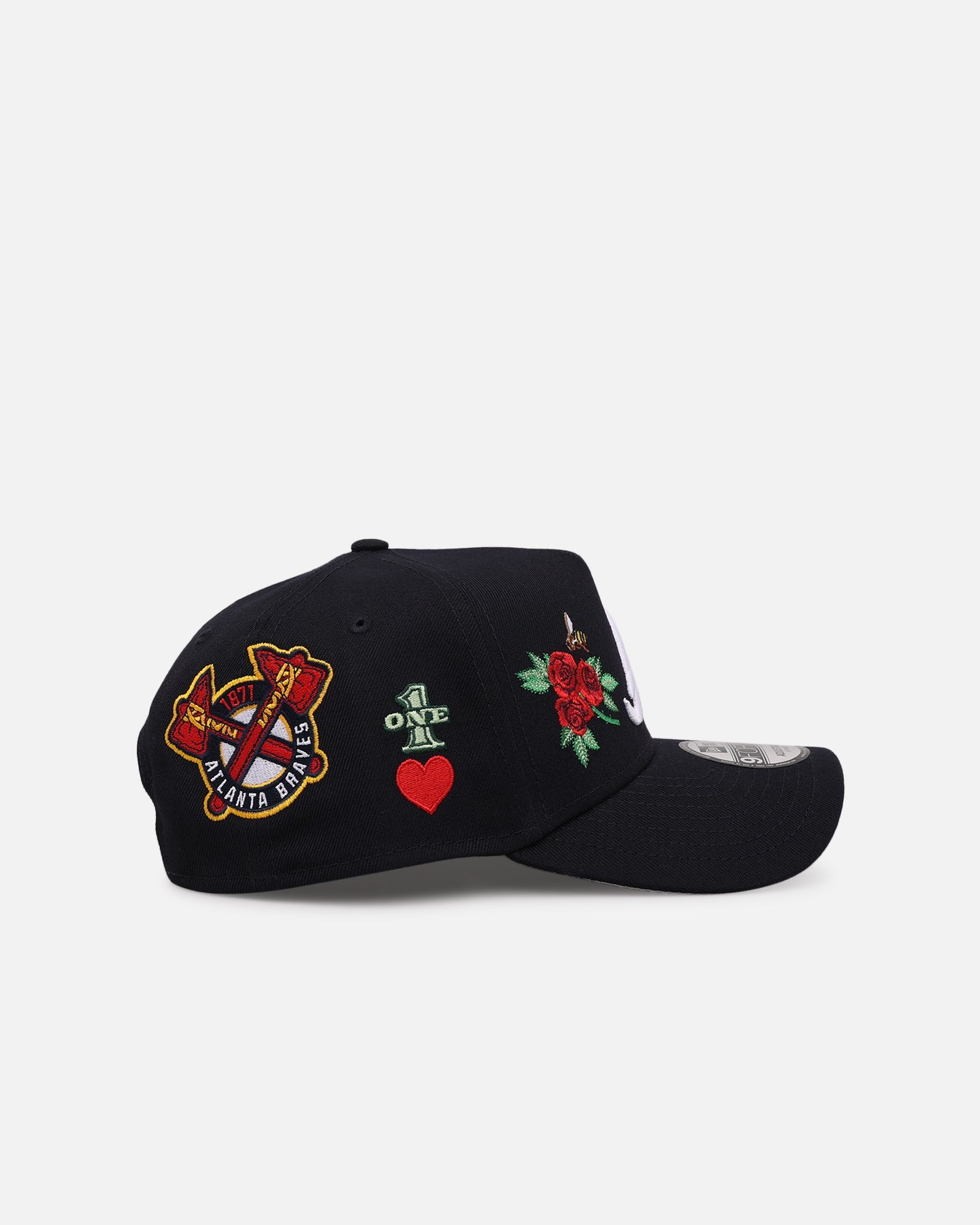New Era Atlanta Braves 'One Love' 9FORTY A-Frame Snapback Official Team Color