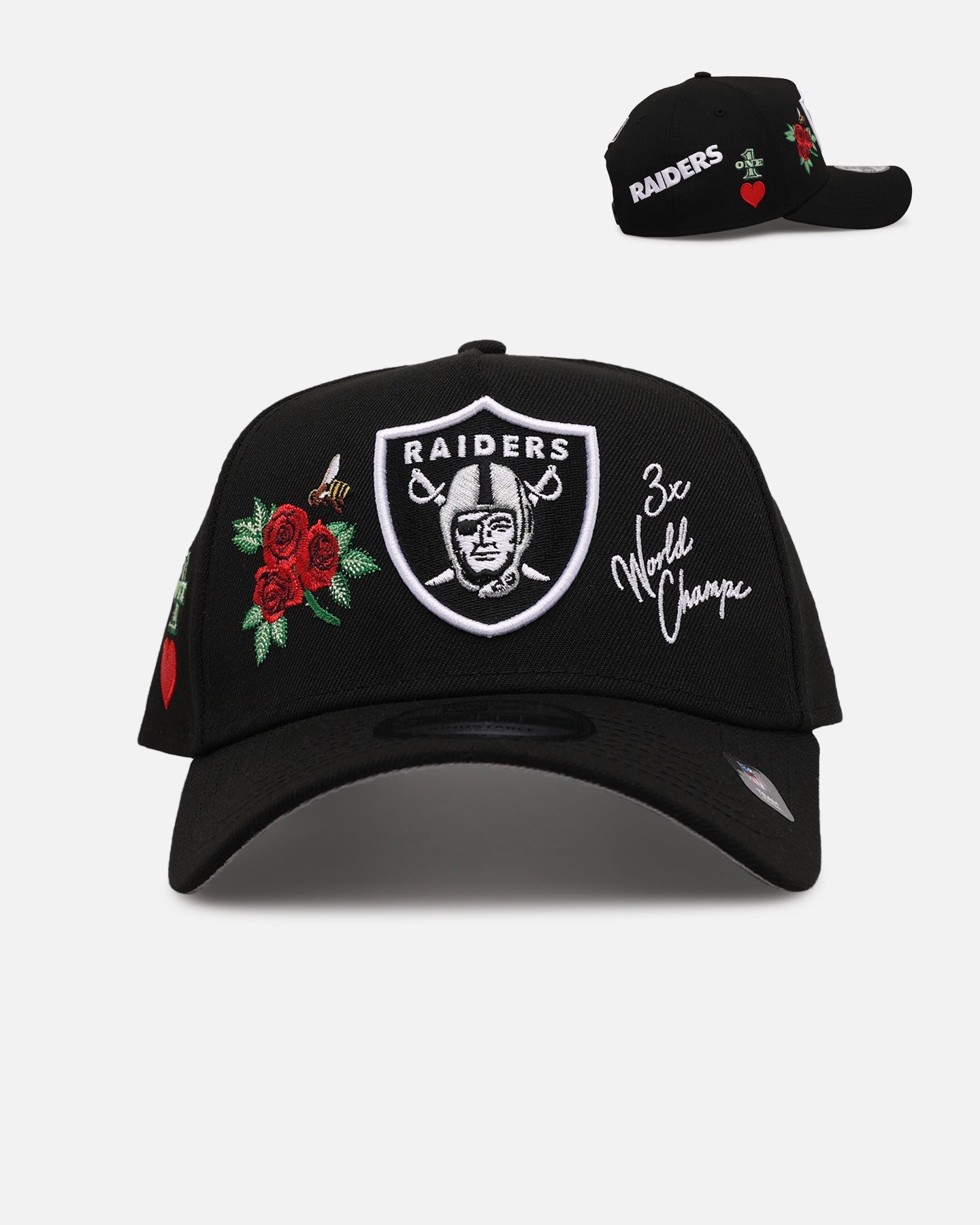 New Era Las Vegas Raiders 'One Love' 9FORTY A-Frame Snapback Official Team Color