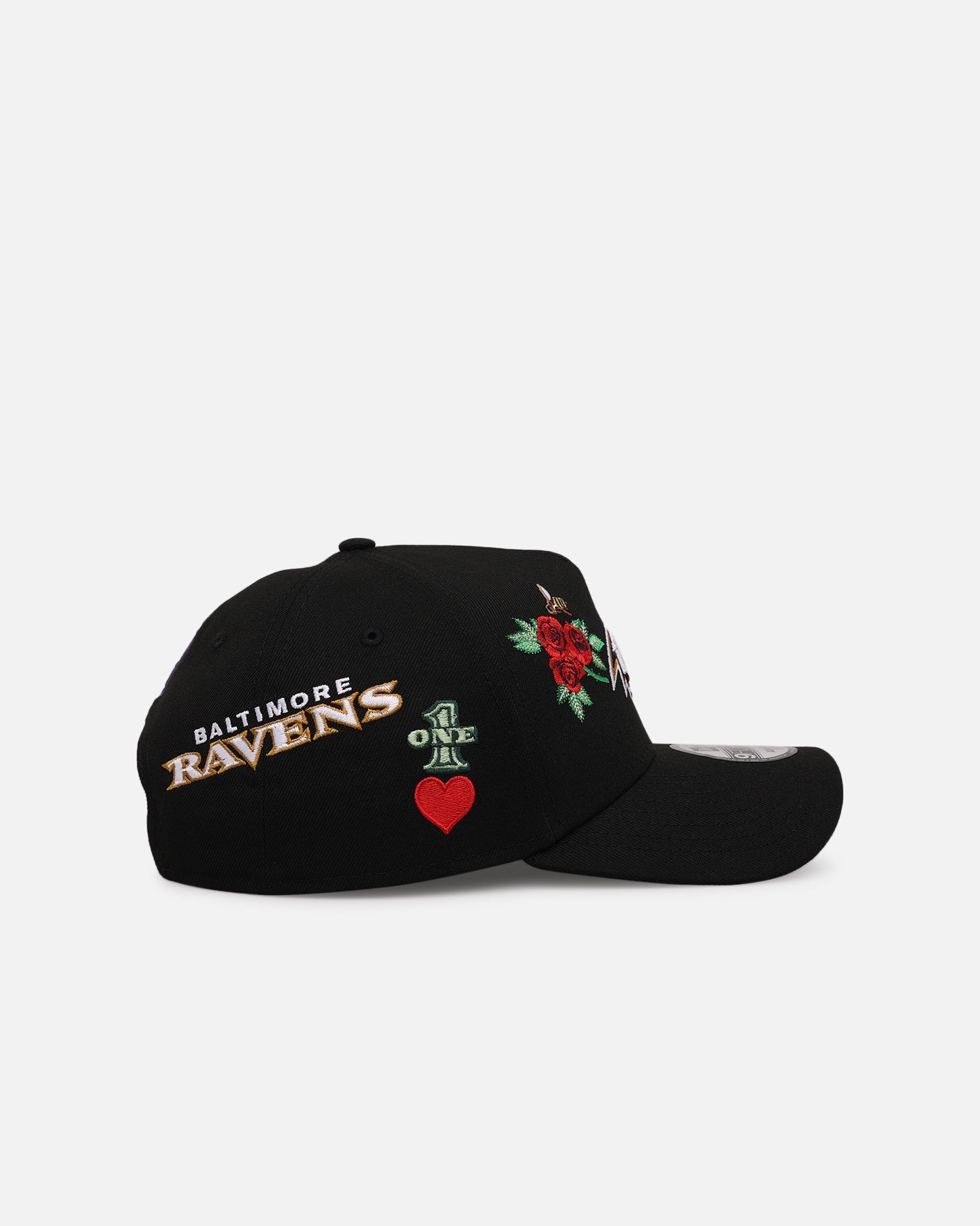 New Era Baltimore Ravens 'One Love' 9FORTY A-Frame Snapback Official Team Color