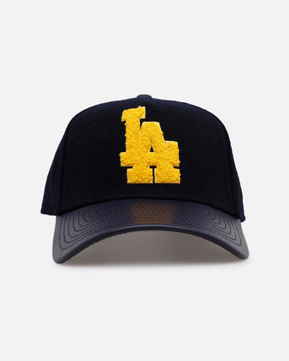New Era Los Angeles Dodgers 'Varsity' 9FORTY A-Frame Strapback Navy