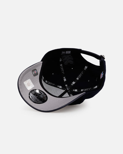 New Era Detroit Lions 'Varsity' 9FORTY A-Frame Strapback Navy
