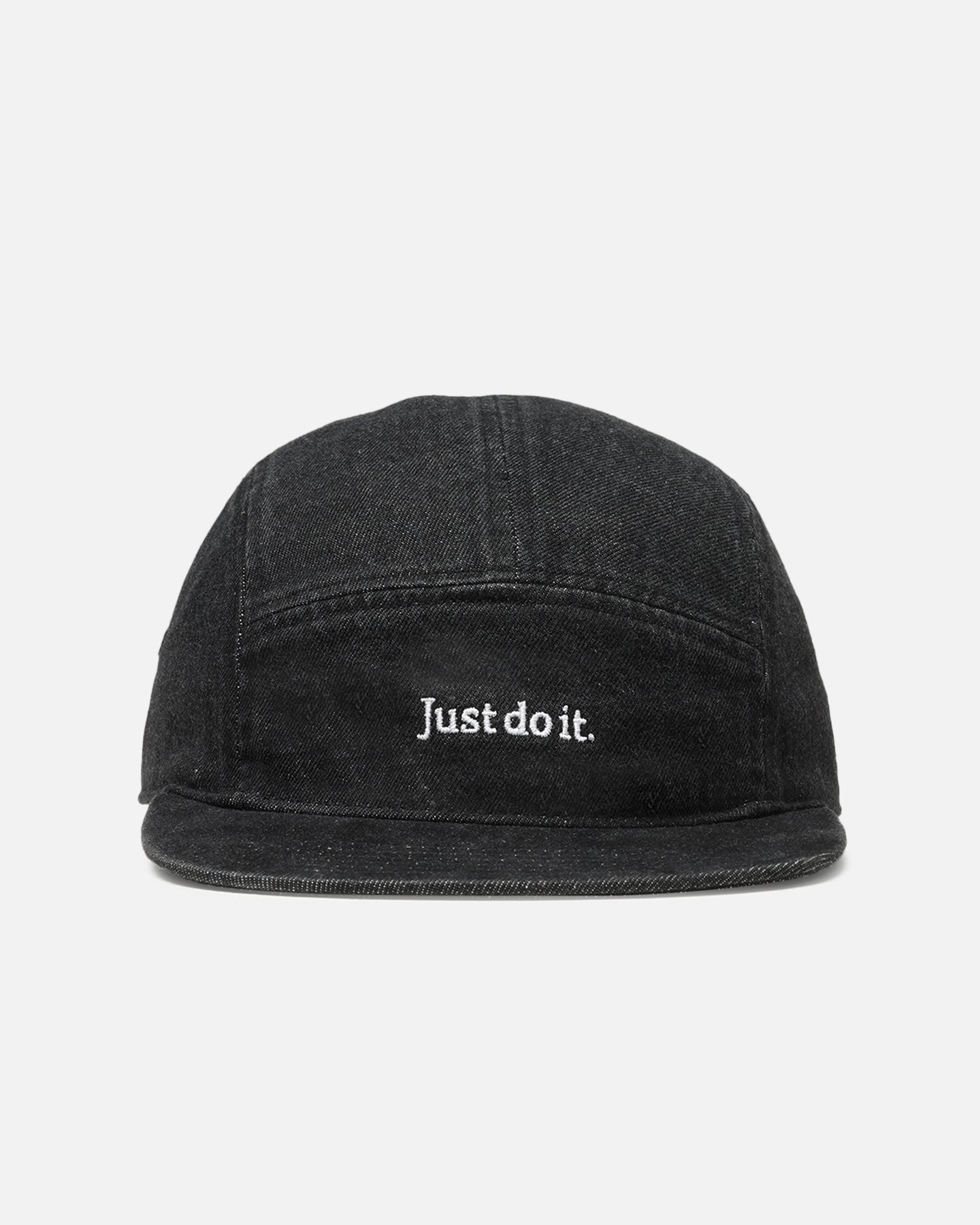 Nike Fly Unstructured Denim Strapback Cap Black/Black/White