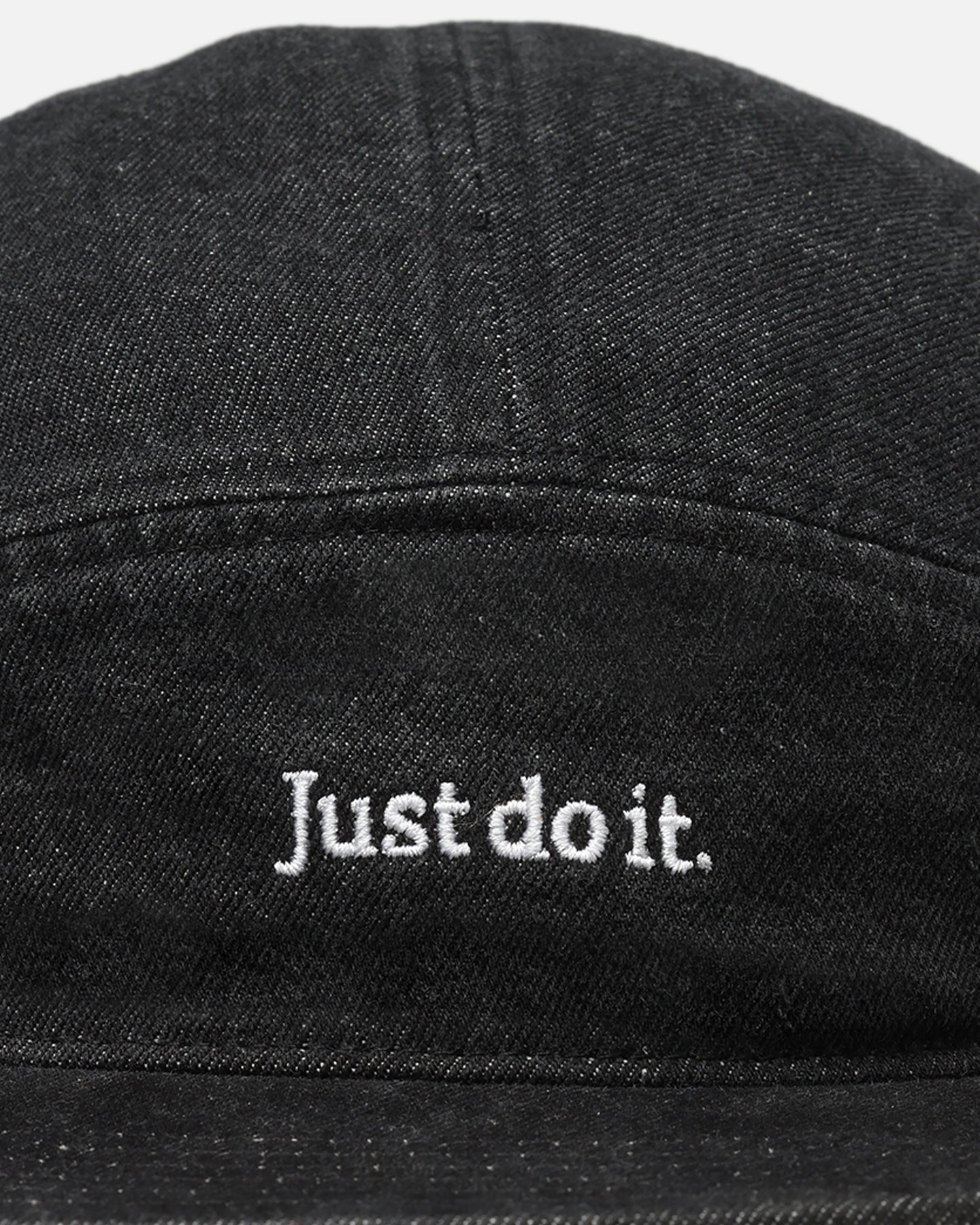 Nike Fly Unstructured Denim Strapback Cap Black/Black/White