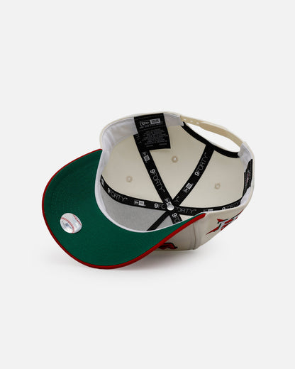 New Era Houston Astros 'Strawberry' 9FORTY A-Frame Snapback Chrome/Red