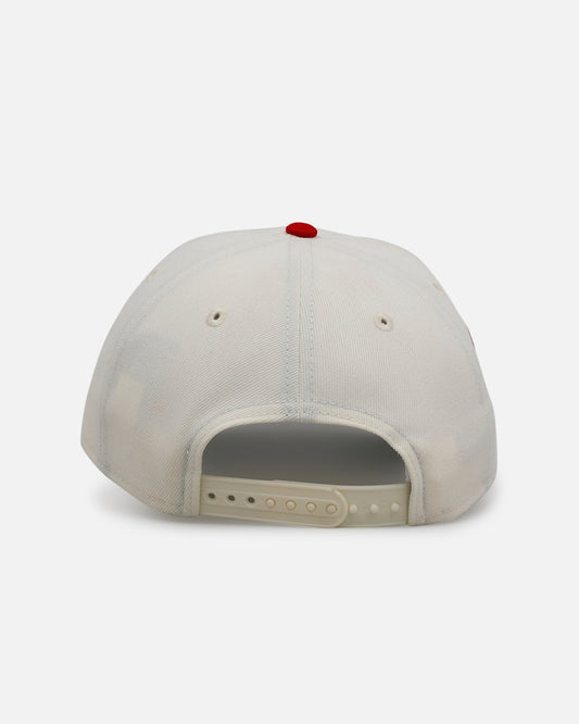 New Era Los Angeles Dodgers 'Strawberry' 9FORTY A-Frame Snapback Chrome/Red