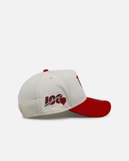 New Era Chicago Bears 'Strawberry' 9FORTY A-Frame Snapback Chrome/Red