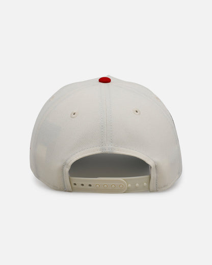 New Era Detroit Lions 'Strawberry' 9FORTY A-Frame Snapback Chrome/Red