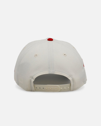 New Era Las Vegas Raiders 'Strawberry' 9FORTY A-Frame Snapback Chrome/Red