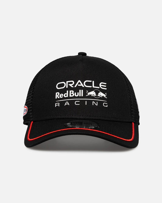 New Era X Redbull Racing F1 Patch 9FORTY A-Frame Trucker Snapback Black
