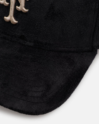 New Era New York Mets 'Suede' 9FORTY A-Frame Strapback Black/Tan
