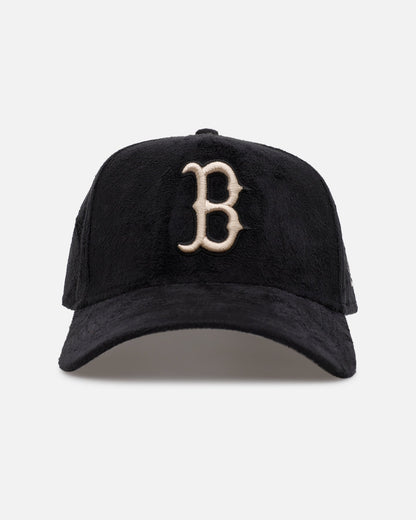 New Era Boston Red Sox 'Suede' 9FORTY A-Frame Strapback Black/Tan