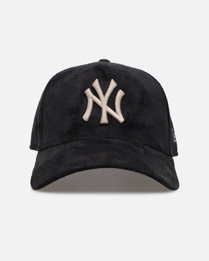 New Era New York Yankees 'Suede' 9FORTY A-Frame Strapback Black/Tan