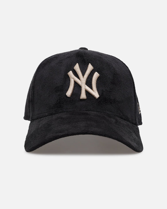 New Era New York Yankees 'Suede' 9FORTY A-Frame Strapback Black/Tan