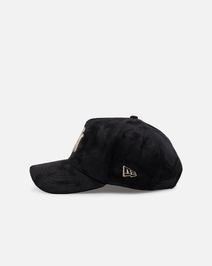 New Era New York Yankees 'Suede' 9FORTY A-Frame Strapback Black/Tan