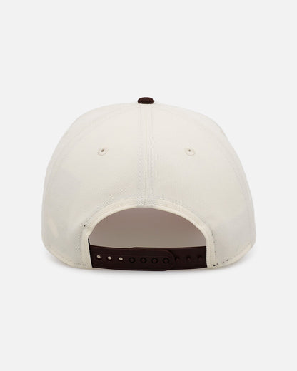 New Era Los Angeles Dodgers 'Pink Satin Pink Hearts Walnut' 9FORTY A-Frame Snapback Chrome/Walnut