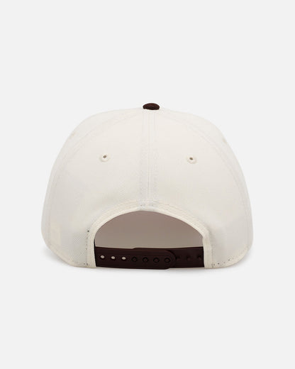 New Era Detroit Tigers 'Pink Satin Pink Hearts Walnut' 9FORTY A-Frame Snapback Chrome/Walnut
