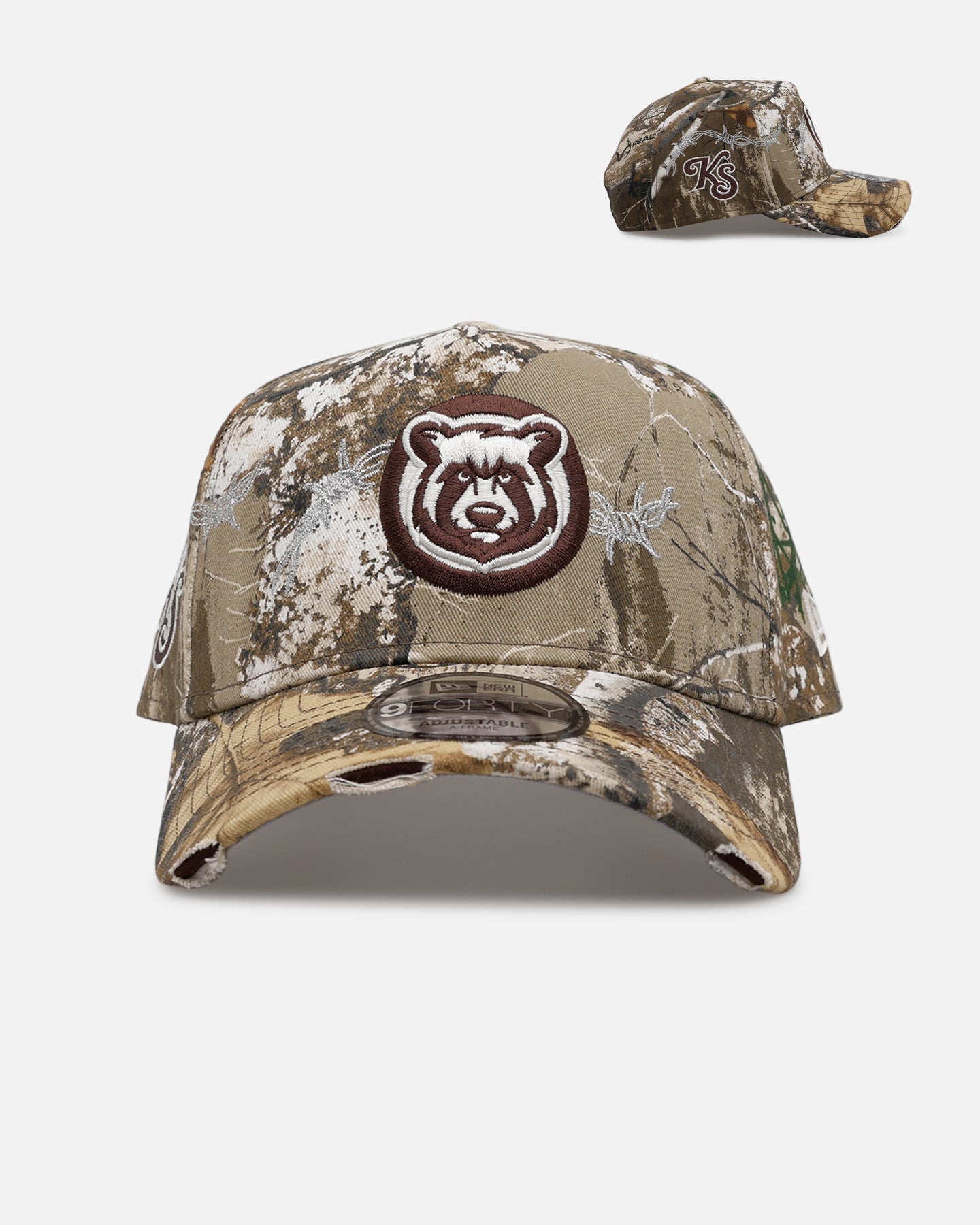 New Era Knoxville Smokies 'Realtree Grit 3.0' 9FORTY A-Frame Snapback Realtree Edge
