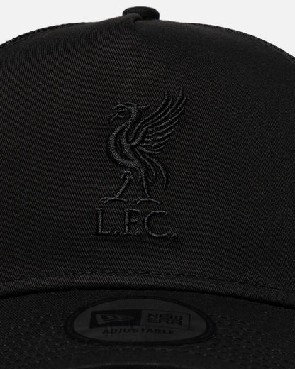 New Era Liverpool FC 9FORTY A-Frame Trucker Snapback Black