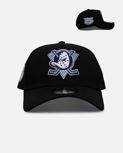 New Era Anaheim Ducks 'Black And Sky Blue' 9FORTY A-Frame Snapback Black/Sky Blue