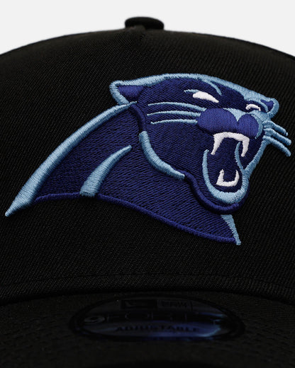New Era Carolina Panthers 'Black And Sky Blue' 9FORTY A-Frame Snapback Black/Sky Blue
