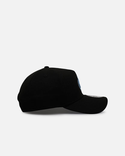 New Era X Culture Kings 'Black & Sky Blue' 9FORTY A-Frame Snapback Black/Sky Blue