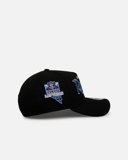 New Era Las Vegas Raiders 'Black And Sky Blue' 9FORTY A-Frame Snapback Black/Sky Blue