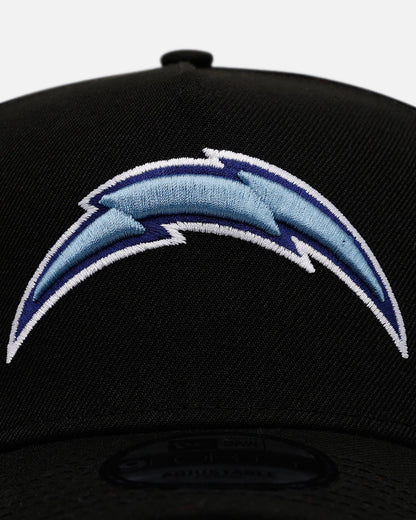 New Era Los Angeles Chargers 'Black And Sky Blue' 9FORTY A-Frame Snapback Black/Sky Blue