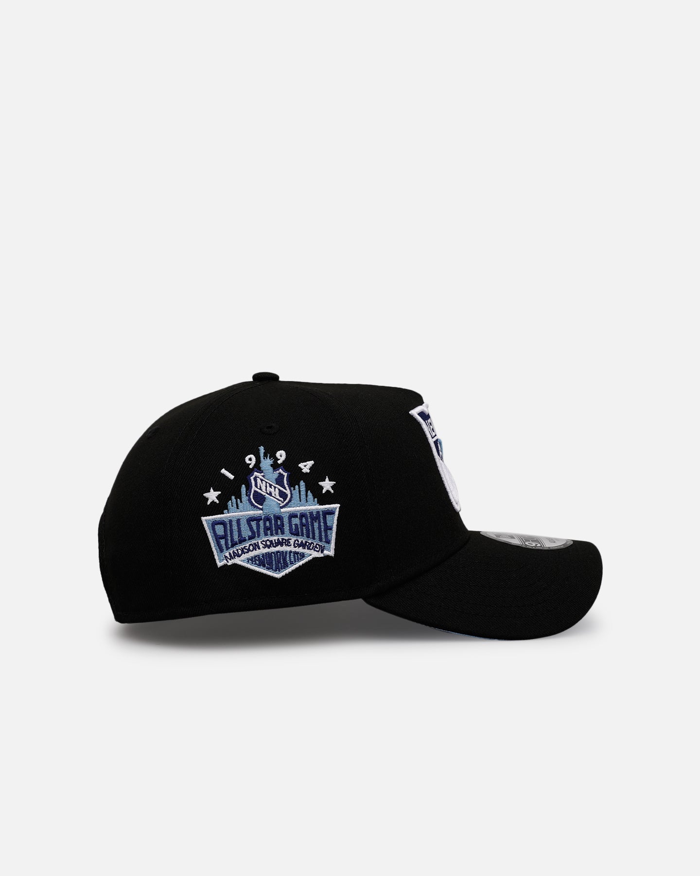 New Era New York Rangers 'Black And Sky Blue' 9FORTY A-Frame Snapback Black/Sky Blue
