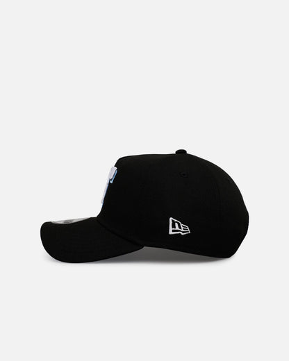 New Era Texas Rangers 'Black And Sky Blue' 9FORTY A-Frame Snapback Black/Sky Blue