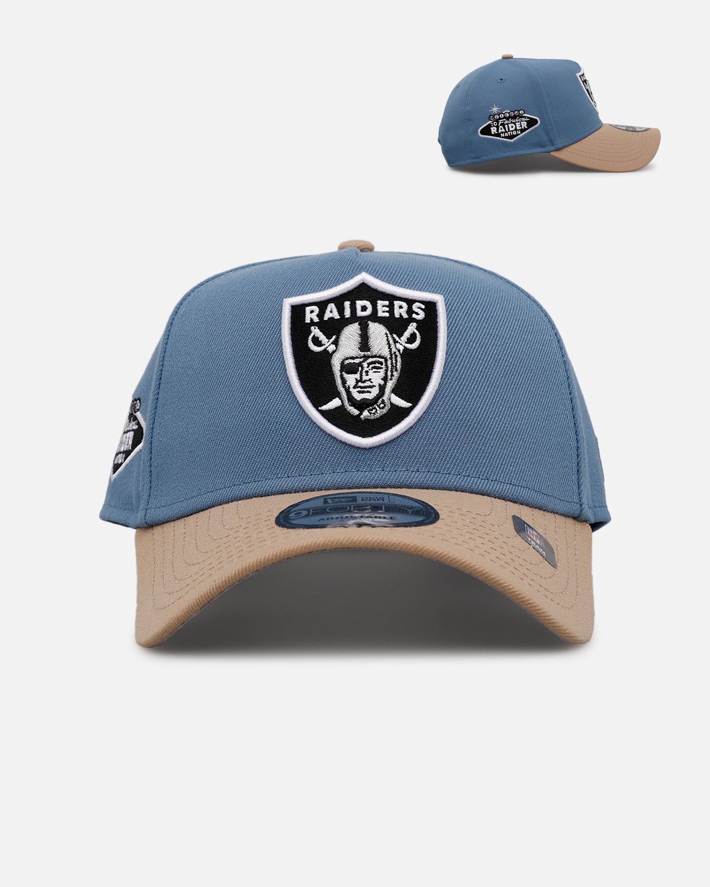 New Era Las Vegas Raiders 'Easy Breezy' 9FORTY A-Frame Snapback Blue/Tan