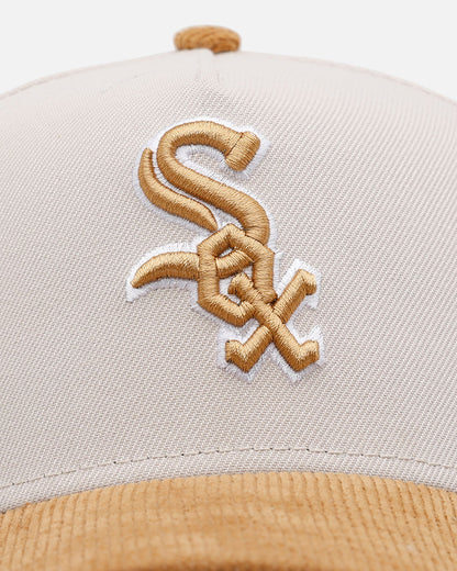 New Era Chicago White Sox 'Honey Pot' 9FORTY A-Frame Snapback Stone/Wheat