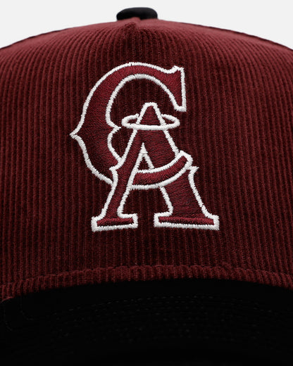 New Era California Angels 'Certified Lover 2.0' 9FORTY A-Frame Snapback Maroon